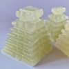 PIRAMIDE AZTECA in Onice Verde 7 pezzi - immagine 2