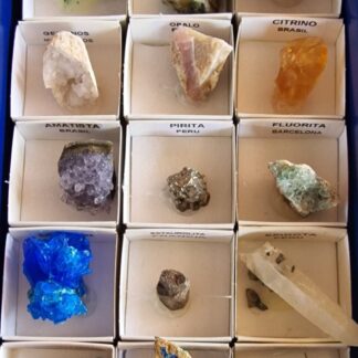 LOTTO 15 Minerali Grezzi Regalo Collezionisti Collezione