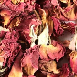 Rosa Petali erbe essiccate