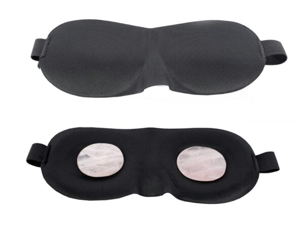 MASCHERA PER LA TERAPIA DEGLI OCCHI AL QUARZO ROSA