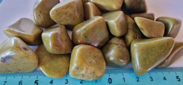 Opale Verde Pietra Burattata Lucidata Grande - immagine 2