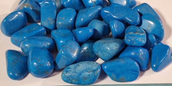 Magnesite Blu Turchese Pietra Burattata - immagine 2