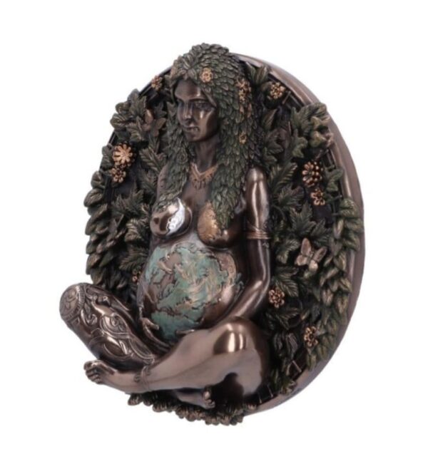 MOTHER EARTH BRONZE WALL PLAQUE - immagine 4