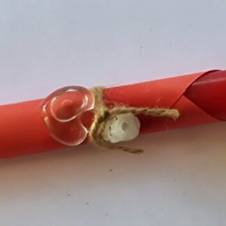 CANDELE RITUALI CON OLIO PER LA VESTIZIONE ROSSA