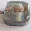 Ciondolo Argento con Punta di Quarzo Ialino Cristallo di Rocca in Orgonite - immagine 2