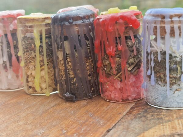 Bottiglietta TALISMANO della STREGA Spell Jar
