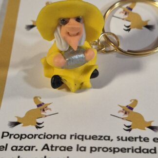 Amuleto strega della Fortuna portachiavi